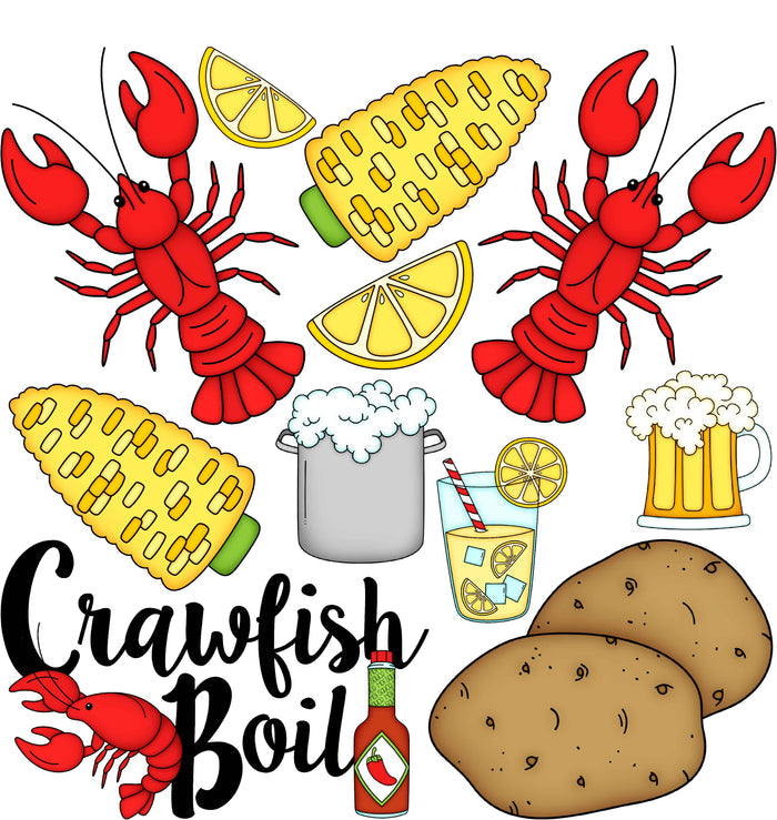 Crawfish Boil Half Sheet Misc.