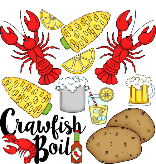 Crawfish Boil Half Sheet Misc.
