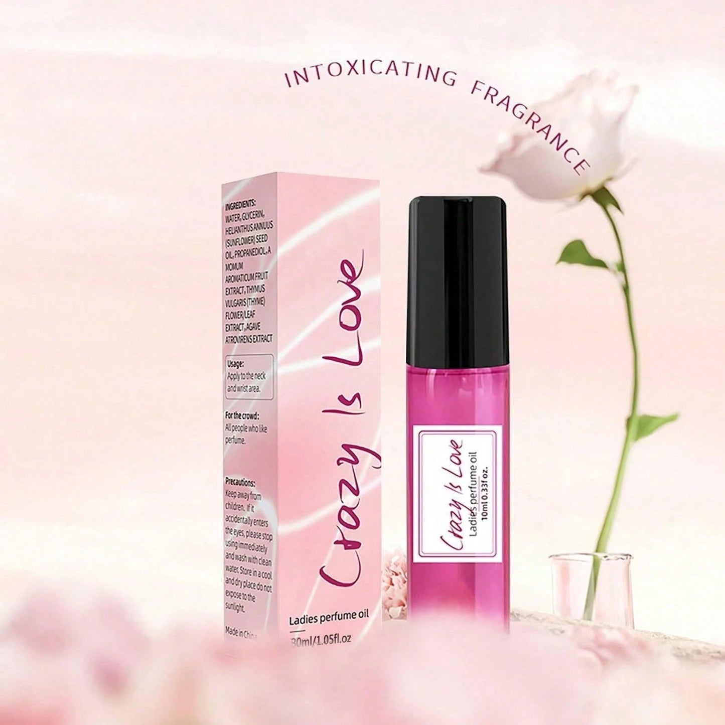 Crazy In Love Roll On Oil, Crazy In Love Perfume Long Lasting Portable Perfume, Pack Of 2