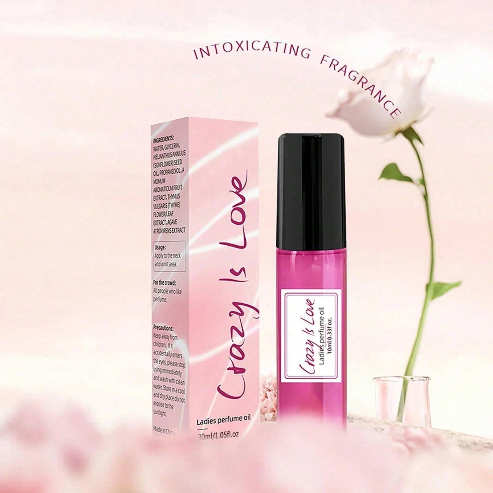 Crazy In Love Roll On Oil, Crazy In Love Perfume Long Lasting Portable Perfume, Pack Of 2