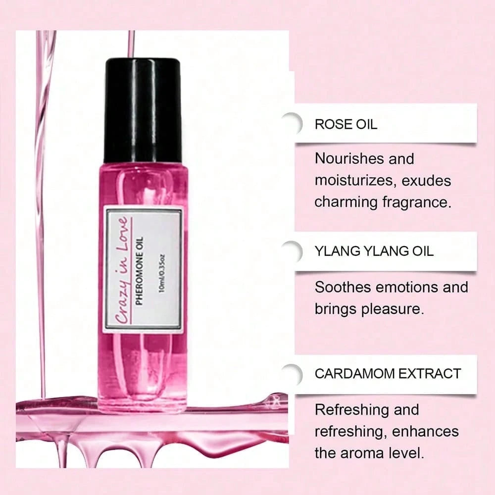 Crazy In Love Roll On Oil, Crazy In Love Perfume Long Lasting Portable Perfume, Pack Of 2