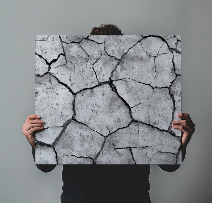 Crisp Cracked Concrete