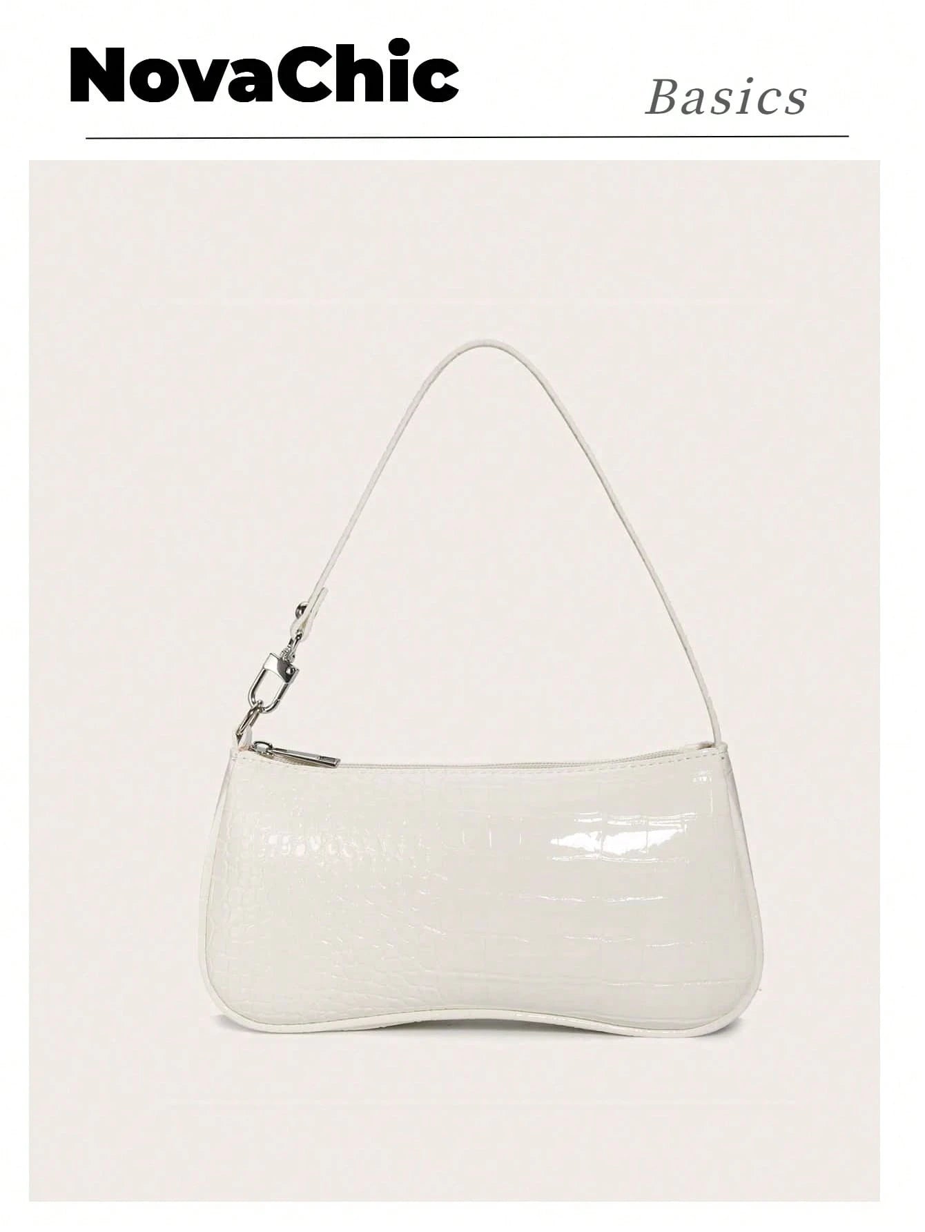 Crocodile Embossed Bag, Animal Print Women Bag