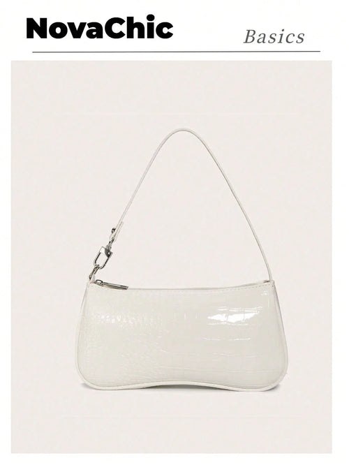 Crocodile Embossed Bag, Animal Print Women Bag