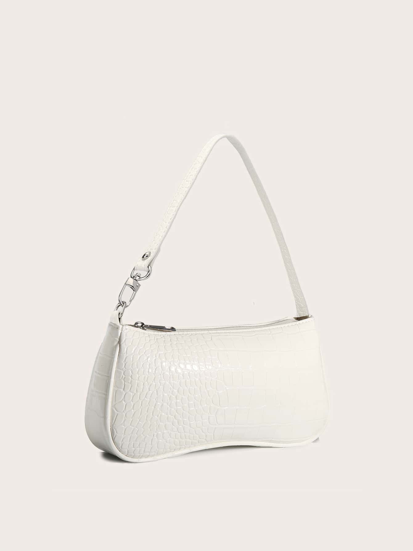Crocodile Embossed Bag, Animal Print Women Bag