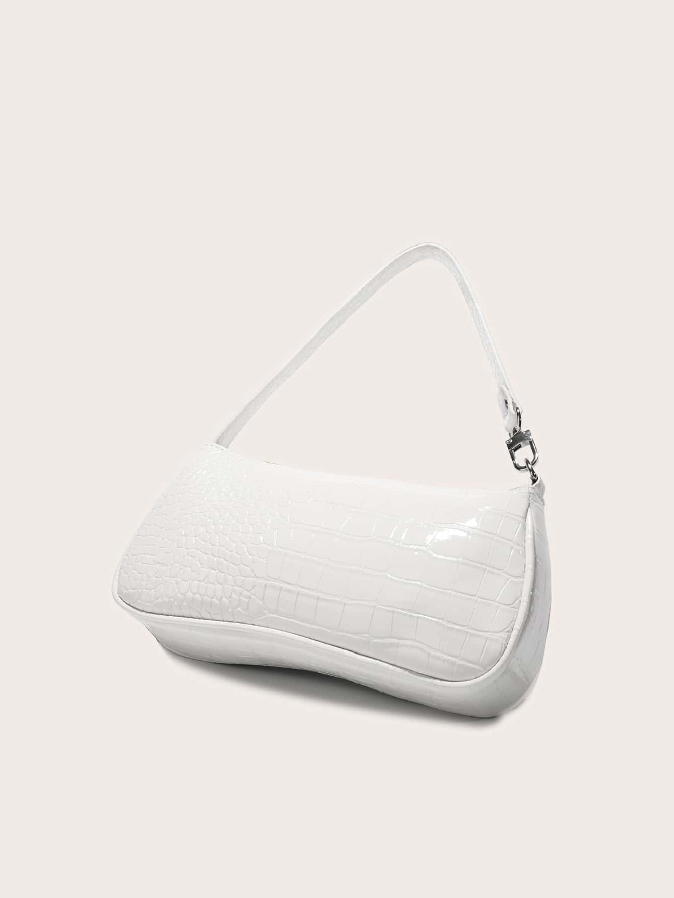 Crocodile Embossed Bag, Animal Print Women Bag