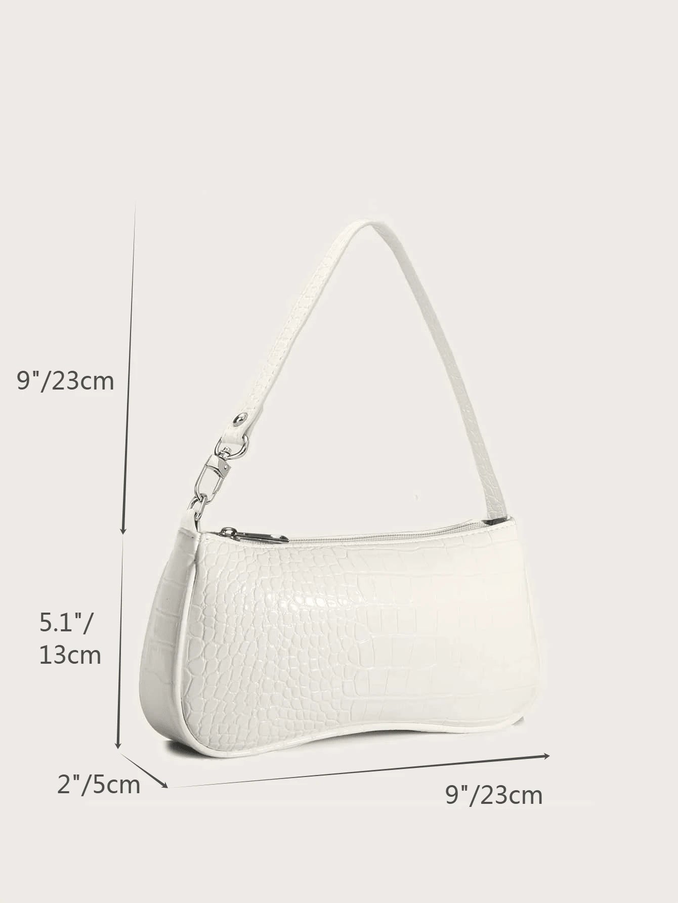 Crocodile Embossed Bag, Animal Print Women Bag