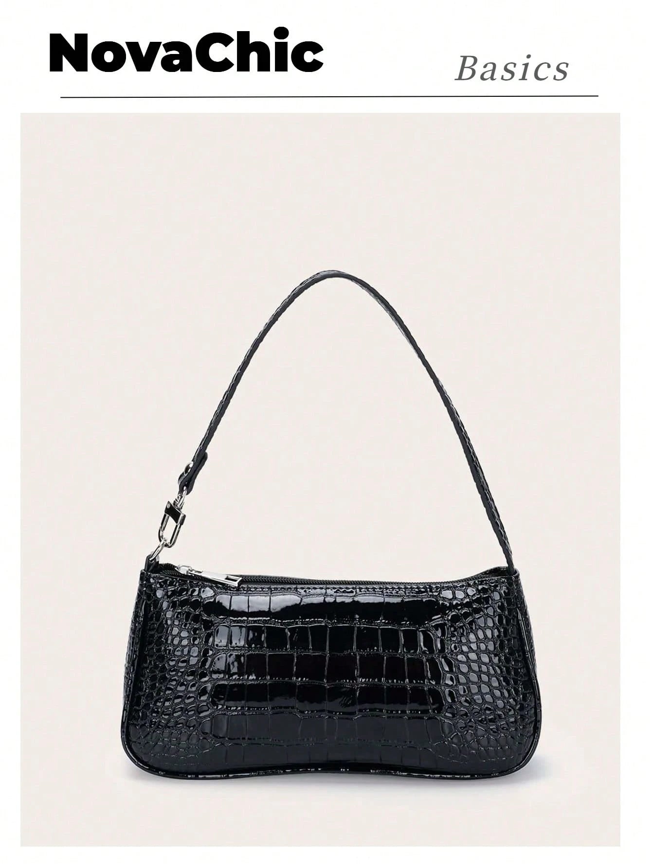Crocodile Embossed Bag, Animal Print Women Bag