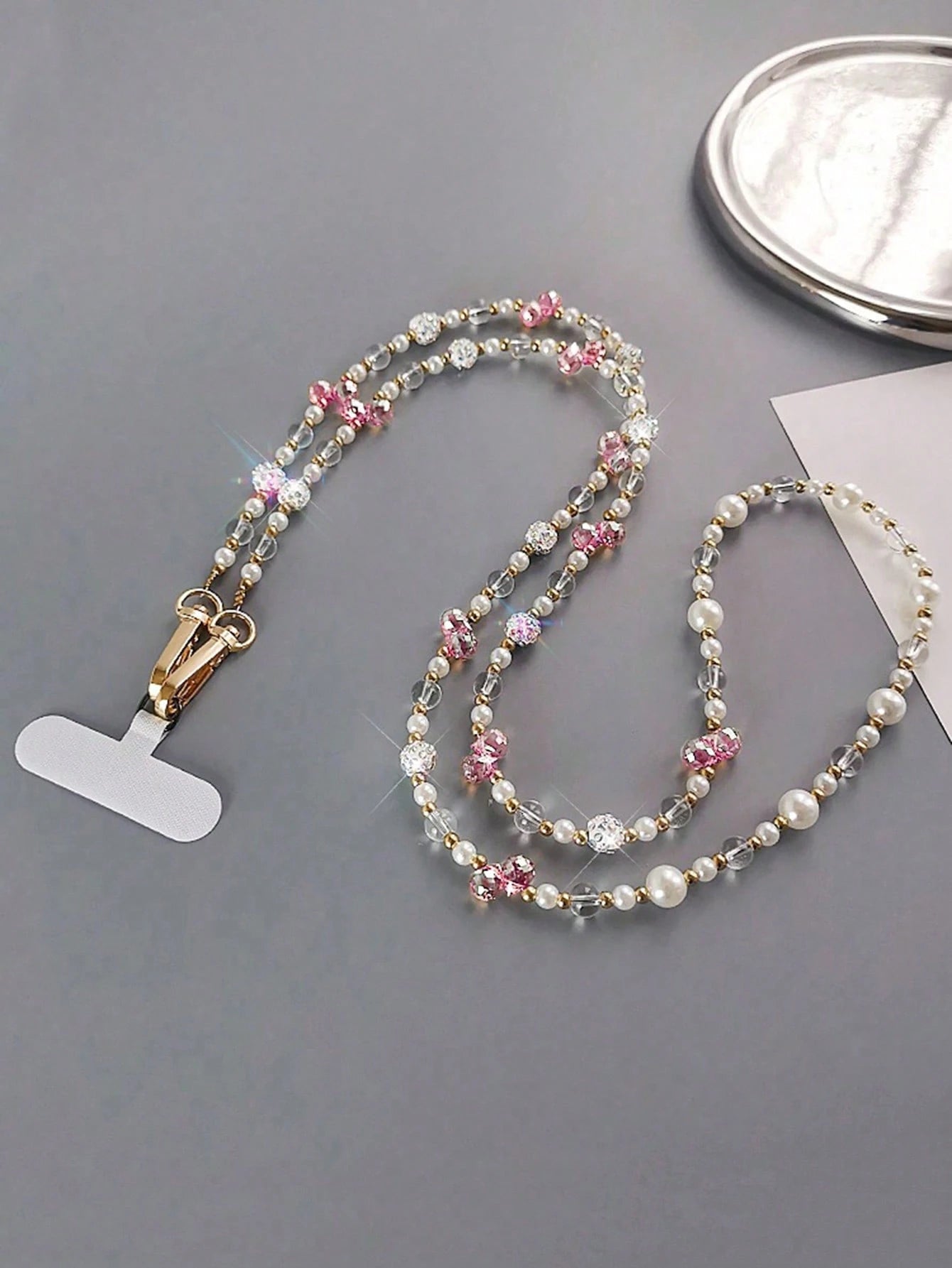 Crystal Rhinestone Ball Lanyard Strap- Crossbody/Shoulder Style, Long Length For Outdoor, Travel, Photography, Shopping, Compatible With Mobile Phones Gifts For Mother, Family, Friends, Birthday, Hol