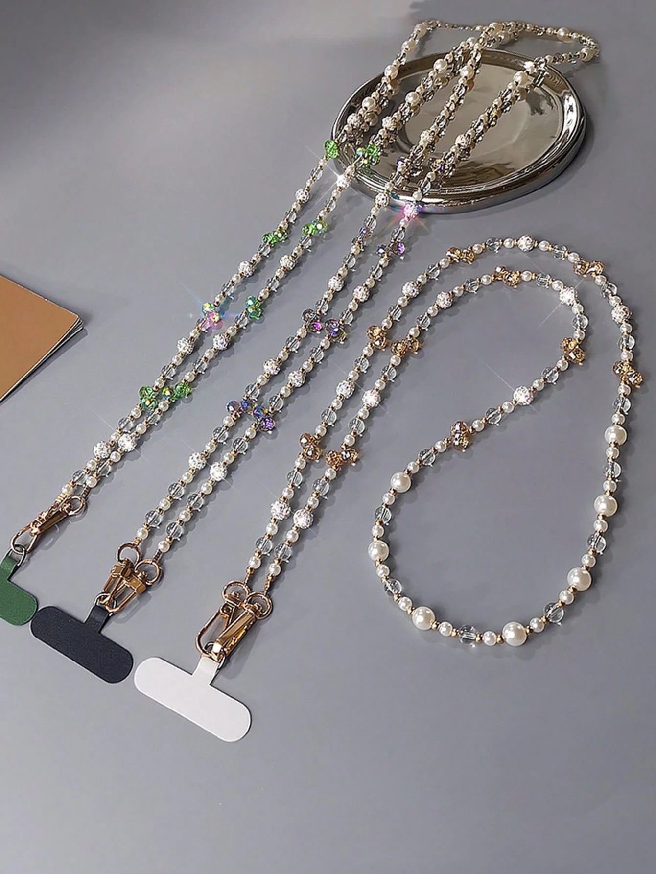 Crystal Rhinestone Ball Lanyard Strap- Crossbody/Shoulder Style, Long Length For Outdoor, Travel, Photography, Shopping, Compatible With Mobile Phones Gifts For Mother, Family, Friends, Birthday, Hol