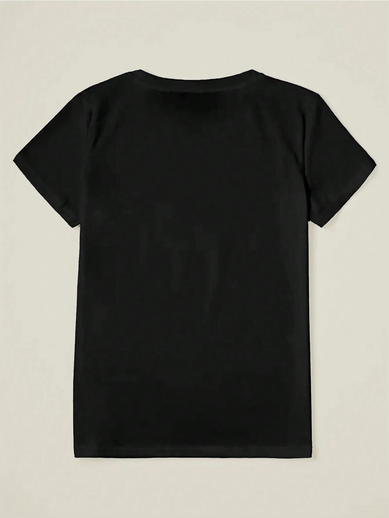 CURVE+ Plus Size Women Casual Star, Moon And Sun Print Loose Fit Mid-Length Short Sleeve Round Neck T-Shirt