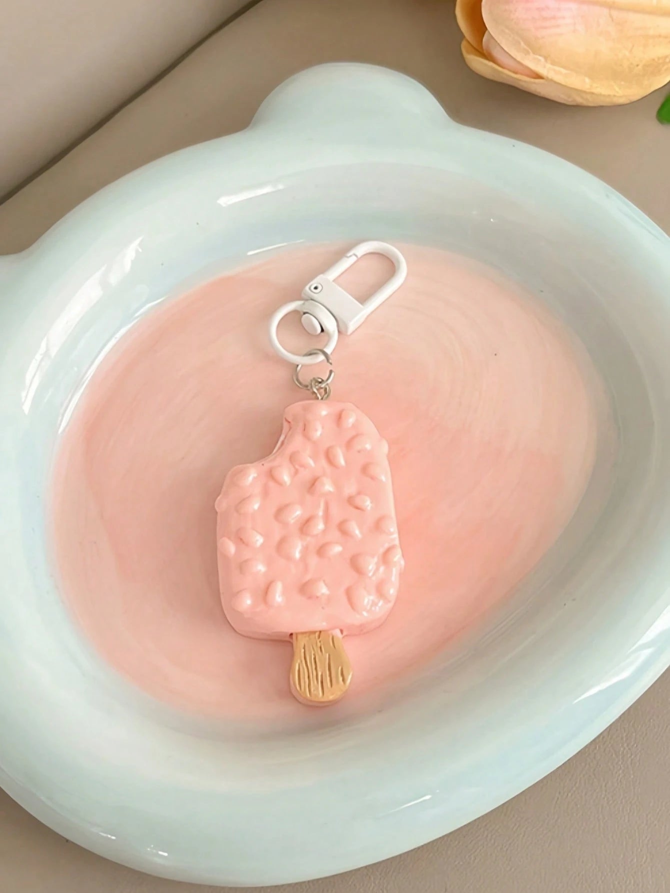 Cute Ice Cream Phone Lanyard/Wrist Strap, Cartoon Wrist Strap For Travel/Outdoor, Short Phone/Camera/Bottle Holder String