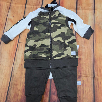 CUTIE PIE BOYS KEEP ON TRUCKING QUILTED VEST PG2100066