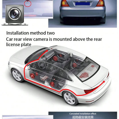 Dash Cam For Car, 1080P 3-Channel Dash Cam- Front/Rear/Interior Recording, With Infrared Night Vision, Loop Recording, Wide Angle DVR, 2.0" IPS Screen, Car Video Recorder, 150mAh Lithium Battery
