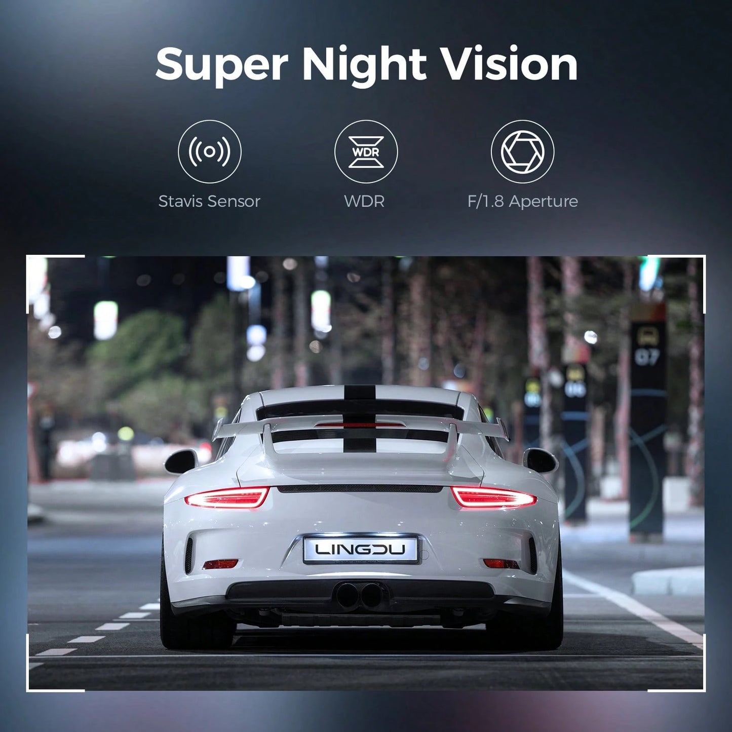Dash Cam With Night Vision, 4K Front, Wide Angle Car DVR, 0.96" IPS Screen, 24-Hour Motion Sensor Parking Mode, 128GB Memory Card Loop Recording