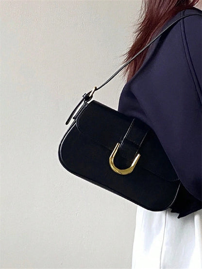 Dedoo 2025 New Solid Color PU Material Luxurious Clutch Bag, This Is A Solid Color Bright Color Evening Clutch Bag, Featuring A Fashionable Unique Short Arc Design, With A Back Buckle, Suitable For La