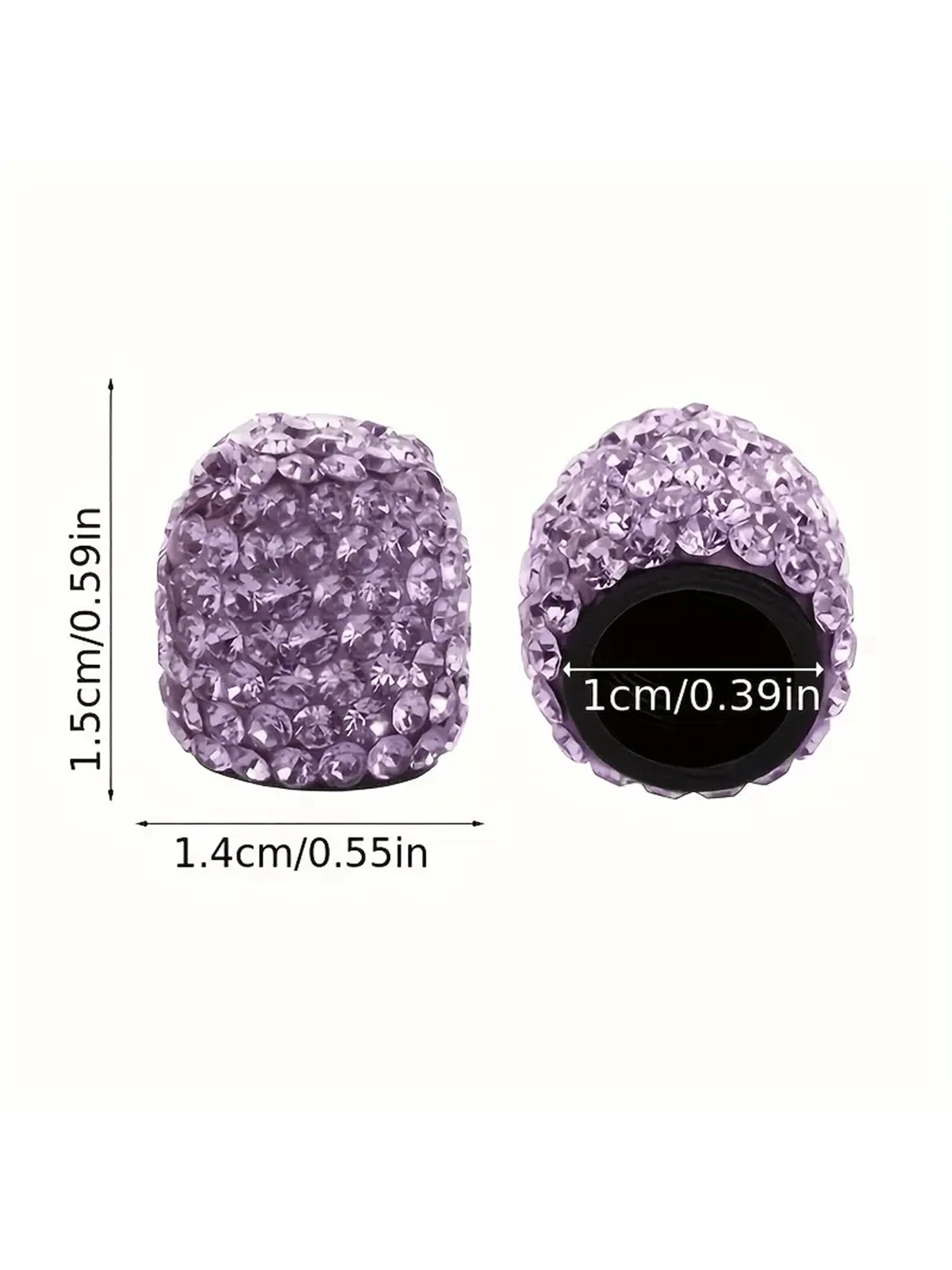 Diamond-Studded Tire Valve Stem Caps, Creative Diamond Tire Valve Stem Caps, Modified Tire Valve Stem Caps