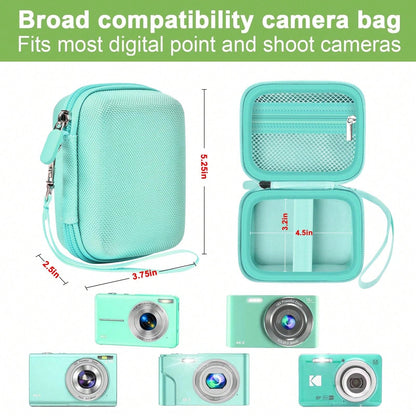 Digital Camera Case Compatible With VAHOIALD FHD 1080P/ For CAMKORY Digital Point And Shoot/For K-ODAK PIXPRO FZ45-BK 16MP Vlogging/For IWEUKJLO/For Nsoela, Holder For SD Card More- (Box Only)