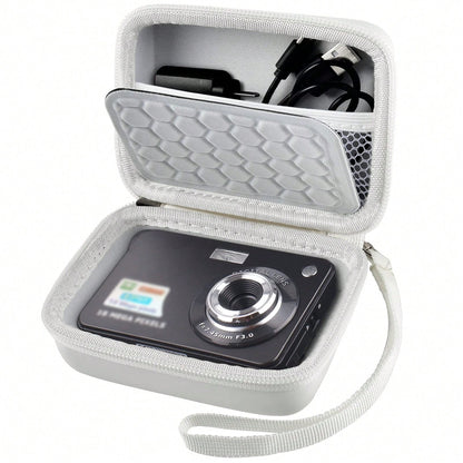 Digital Camera Protective Case Compatible With CAMKORY/Pixpro/VAHOIALD/DSCW800 830/PowerShot 180 190- Case Only (Camera Not Included), Camera Bag