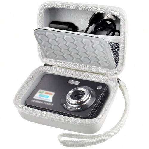 Digital Camera Protective Case Compatible With CAMKORY/Pixpro/VAHOIALD/DSCW800 830/PowerShot 180 190- Case Only (Camera Not Included), Camera Bag