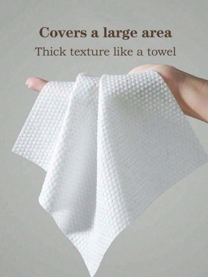 Disposable Towels In Packs Of 400/200/100/50 Pieces, Thickened And Oversized Soft Makeup Removing Wipes Suitable For Sensitive Skin, Dual-Purpose Non-Woven Soft Facial Towels For Both Wet And Dry Use