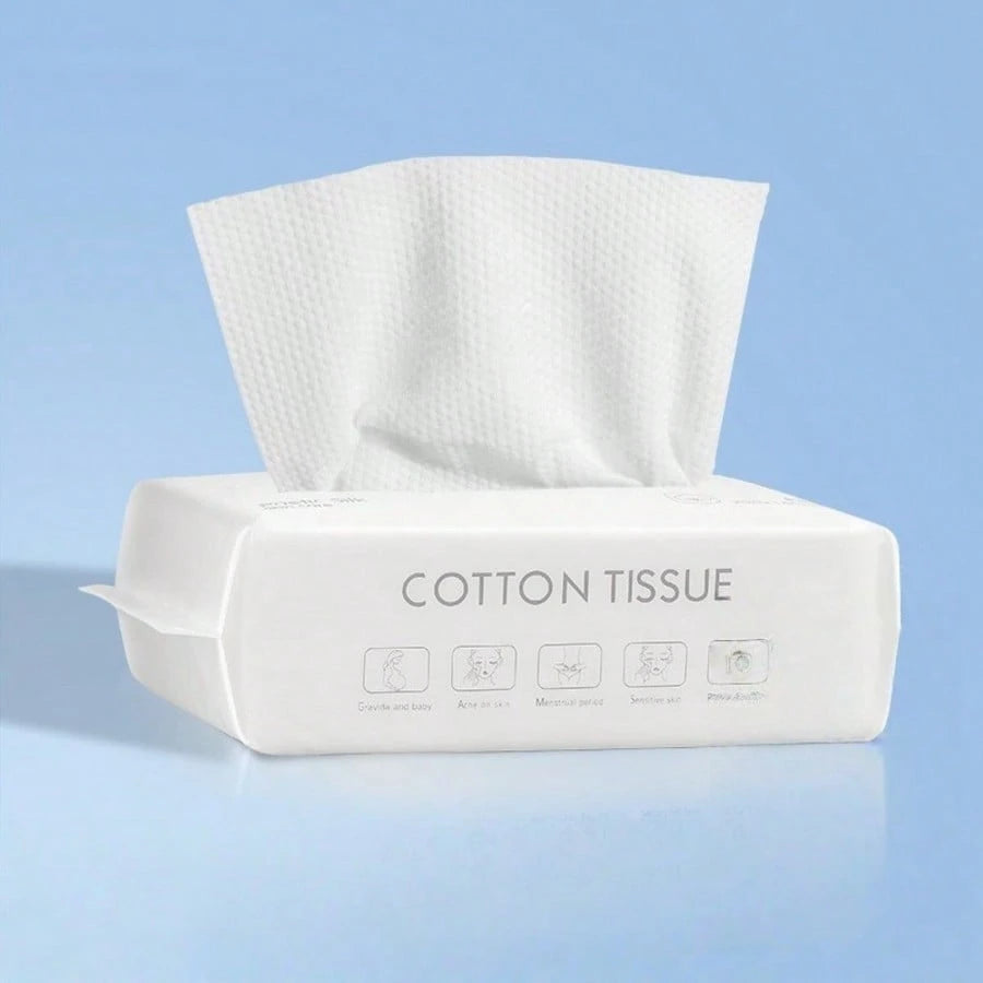 Disposable Towels In Packs Of 400/200/100/50 Pieces, Thickened And Oversized Soft Makeup Removing Wipes Suitable For Sensitive Skin, Dual-Purpose Non-Woven Soft Facial Towels For Both Wet And Dry Use