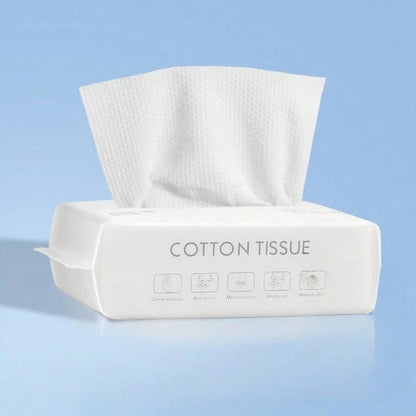 Disposable Towels In Packs Of 400/200/100/50 Pieces, Thickened And Oversized Soft Makeup Removing Wipes Suitable For Sensitive Skin, Dual-Purpose Non-Woven Soft Facial Towels For Both Wet And Dry Use