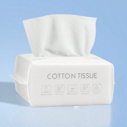 Disposable Towels In Packs Of 400/200/100/50 Pieces, Thickened And Oversized Soft Makeup Removing Wipes Suitable For Sensitive Skin, Dual-Purpose Non-Woven Soft Facial Towels For Both Wet And Dry Use