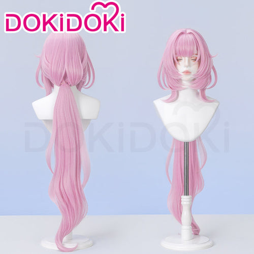 DokiDoki Game Honkai Impact 3 Cosplay Elysia Cosplay Wig  Long Pink Hair