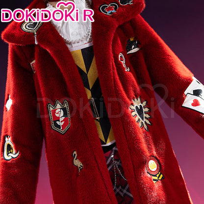 DokiDoki-R Game Anime Cosplay Costume Dream Outfit Red Sweater / Hat Halloween