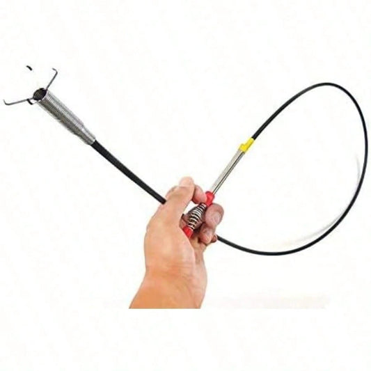 DR.PEN Flexible Grabber Claw Pick Up Reacher Tool (Drain Clog Remove Tool), With 4 Claws Bendable Hose Pickup Reaching Assist Tool For Litter Pick, Home And Kitchen Sink, Drains, Toilet (35.4 Inch)