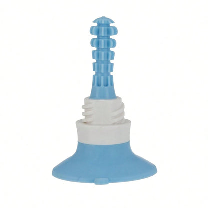 Dr. Talbotu2019s Bottle And Nipple Brush, Soft Nylon Bristles, Sponge Top, Handle With Suction Base, 2 Pack, Blue