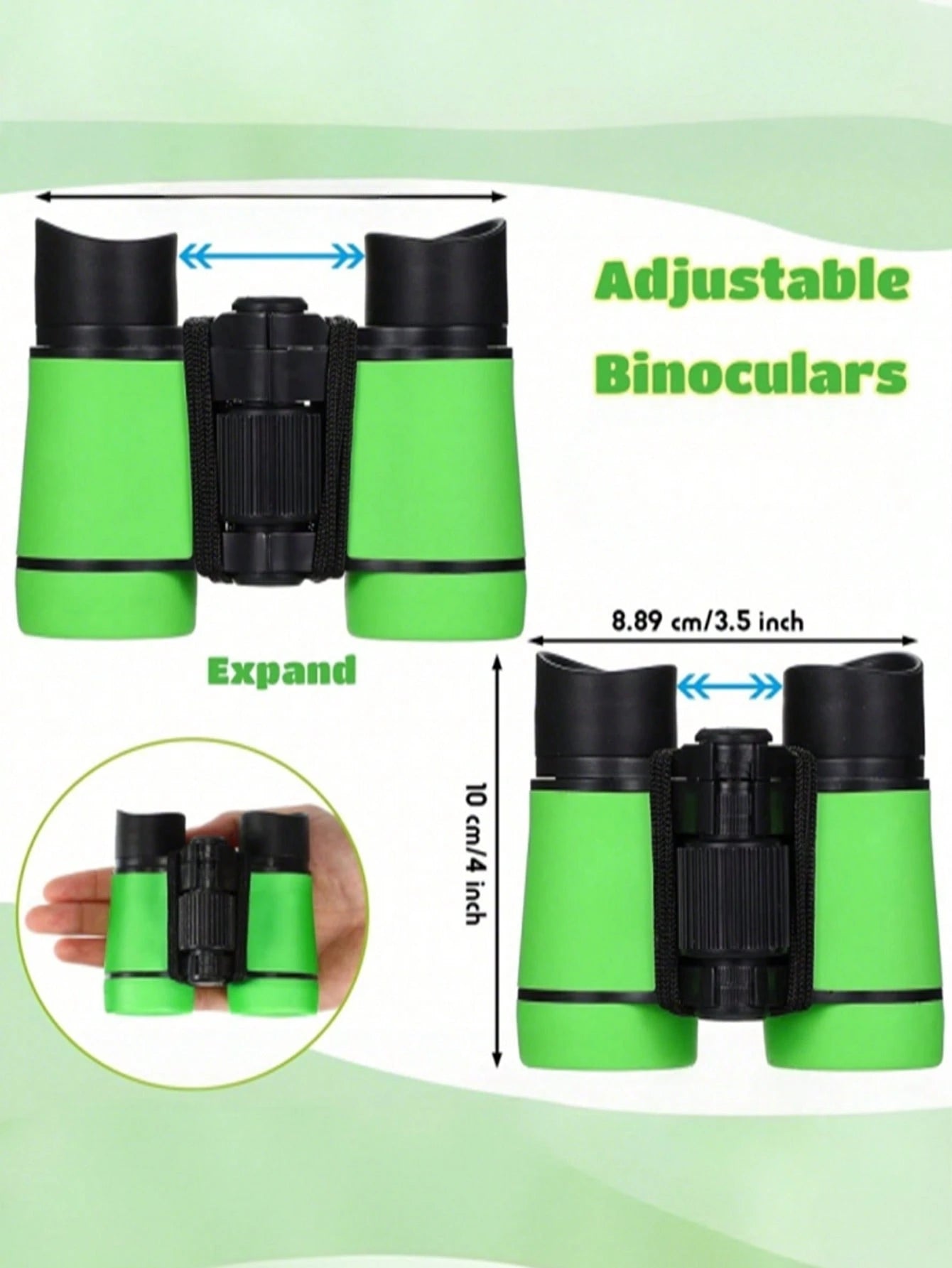 Dual Telescope With Anti-Slip Grip Compact High-Powered Telescope For Beginners Explorers Portable Binoculars Perfect For Nature Exploring Outdoor Bird Watching Scavenger Hunt Hiking Gear Classroom Ac