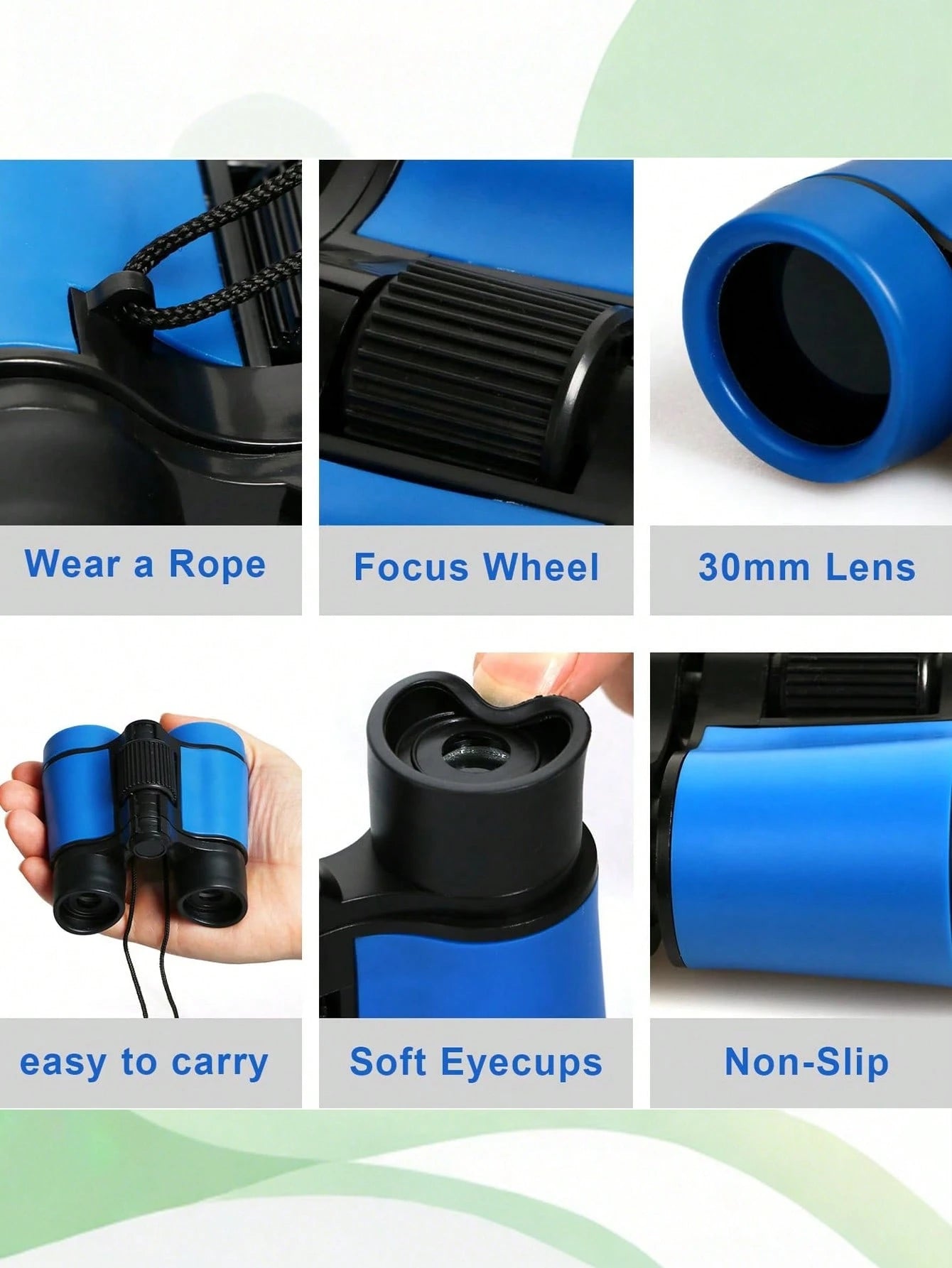 Dual Telescope With Anti-Slip Grip Compact High-Powered Telescope For Beginners Explorers Portable Binoculars Perfect For Nature Exploring Outdoor Bird Watching Scavenger Hunt Hiking Gear Classroom Ac