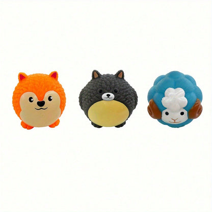 Durable Elastic Squeaky Ball- TPR Material Automatic Rolling Interactive Toy, Rubber Design, Specifically Designed For Medium Dogs, Wear-Resistant And No Shedding, Makes Sound When Bitten