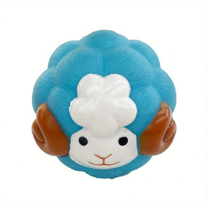 Durable Elastic Squeaky Ball- TPR Material Automatic Rolling Interactive Toy, Rubber Design, Specifically Designed For Medium Dogs, Wear-Resistant And No Shedding, Makes Sound When Bitten