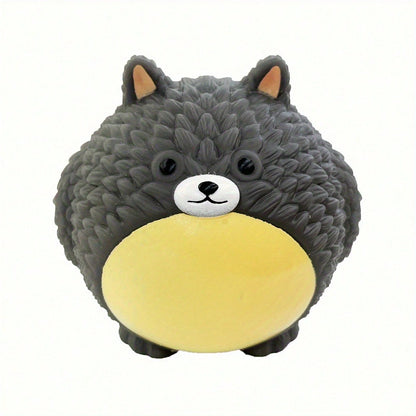 Durable Elastic Squeaky Ball- TPR Material Automatic Rolling Interactive Toy, Rubber Design, Specifically Designed For Medium Dogs, Wear-Resistant And No Shedding, Makes Sound When Bitten