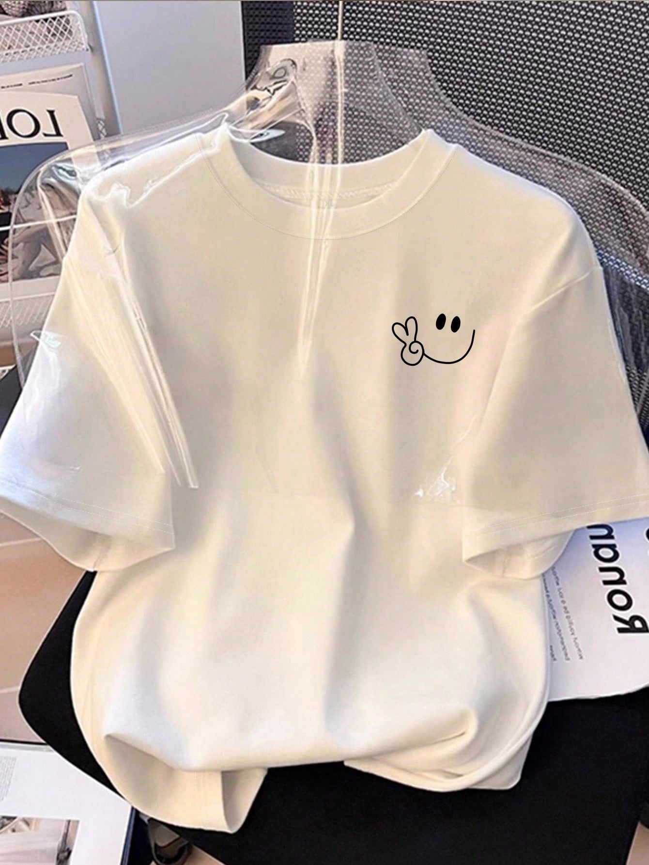 EMERY ROSE Plus Size Cute Turtle Embroidery Print Summer Women Round Neck Short Sleeve T-Shirt