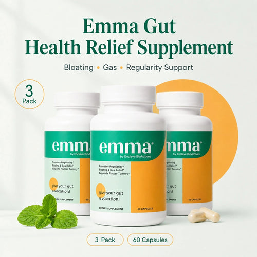 Emma Gut Health Doctors Endorsed Supplement- 60 Capsules- PACK OF 3