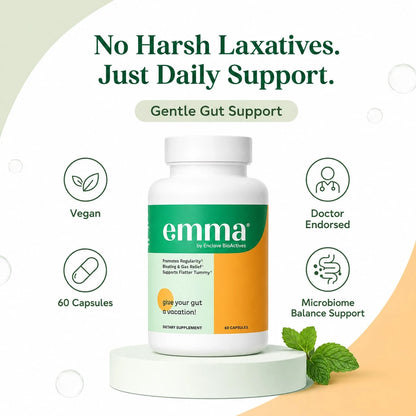 Emma Gut Health Doctors Endorsed Supplement- 60 Capsules- PACK OF 3