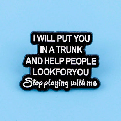 Enamel Brooch Lapel Pin Badge Backpack Pin Women's Brooch Clothing Gift Jewelry Fashion Accessory Dress Accessory Clothing Pin Bag Charm School Office Accessory Shirt Jacket Christmas Halloween Clothi