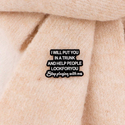 Enamel Brooch Lapel Pin Badge Backpack Pin Women's Brooch Clothing Gift Jewelry Fashion Accessory Dress Accessory Clothing Pin Bag Charm School Office Accessory Shirt Jacket Christmas Halloween Clothi