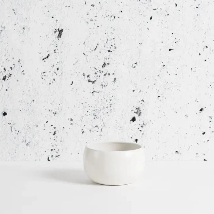 Epa Stoneware Soup Bowl, Matte White
