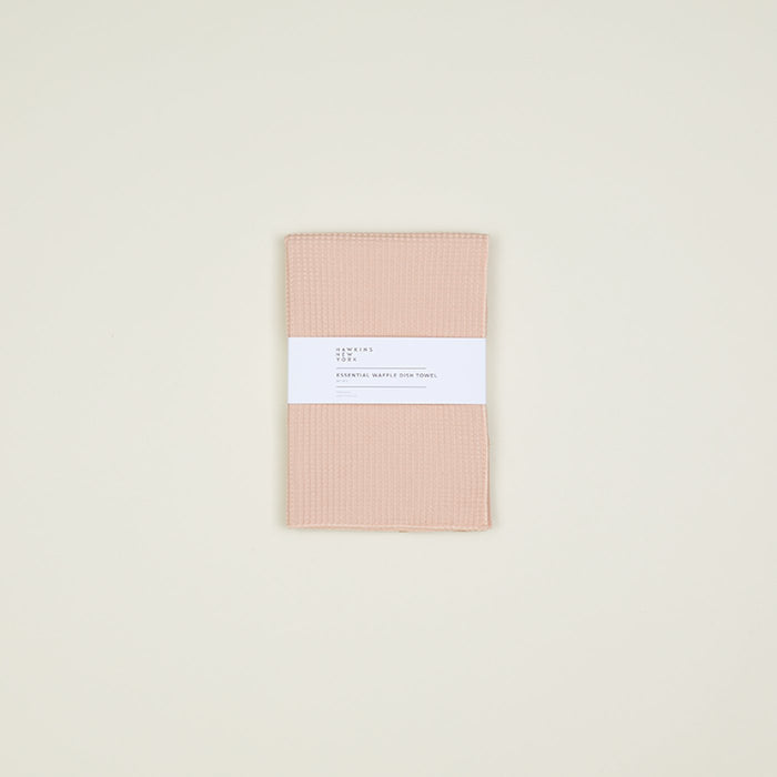 Essential Waffle Dish Towels, Set of 2 -  Blush + Terracotta