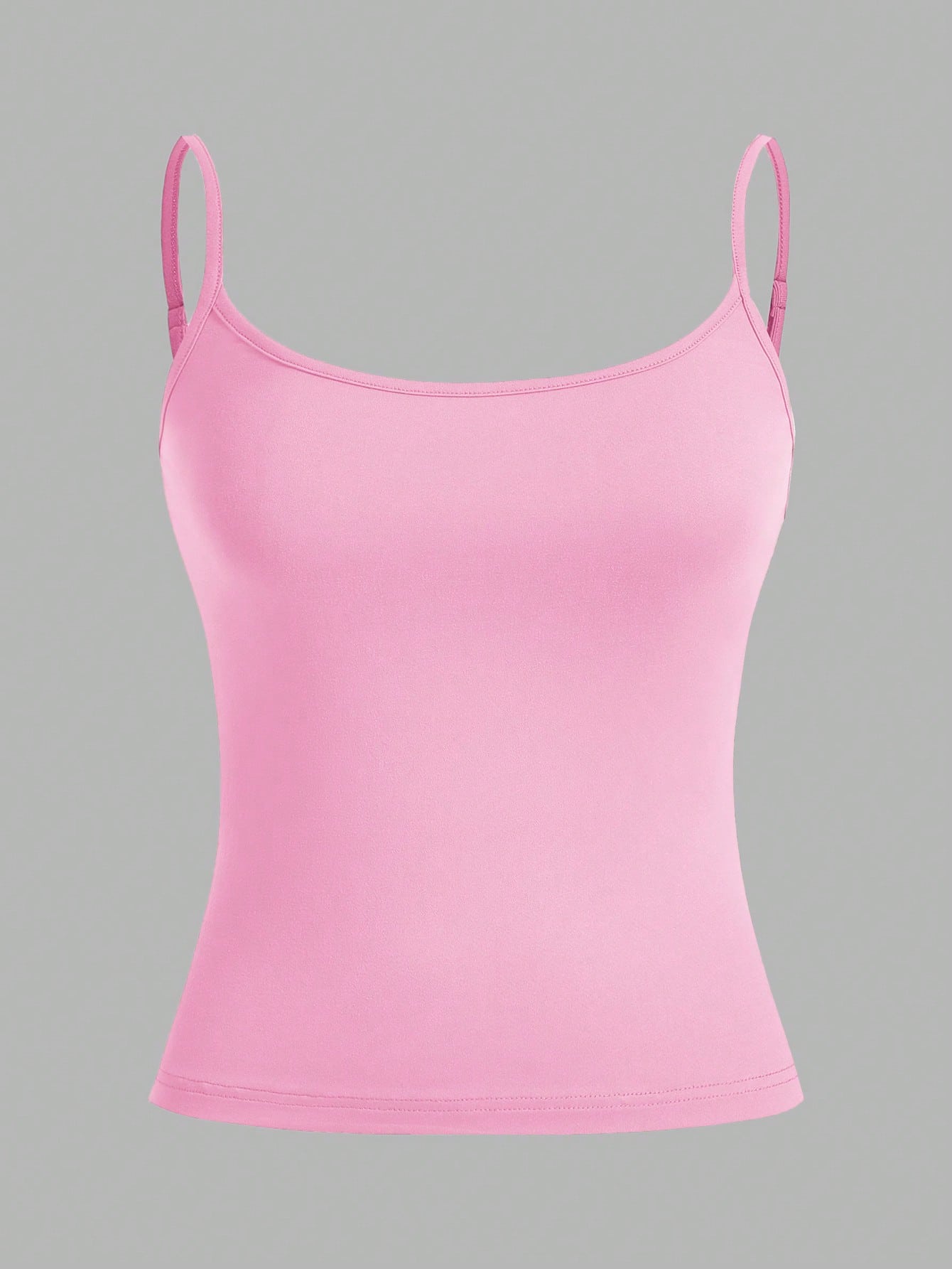 EZwear 3pcs/Set Casual Adjustable Strap Fitted Tank Top, Suitable For Summer