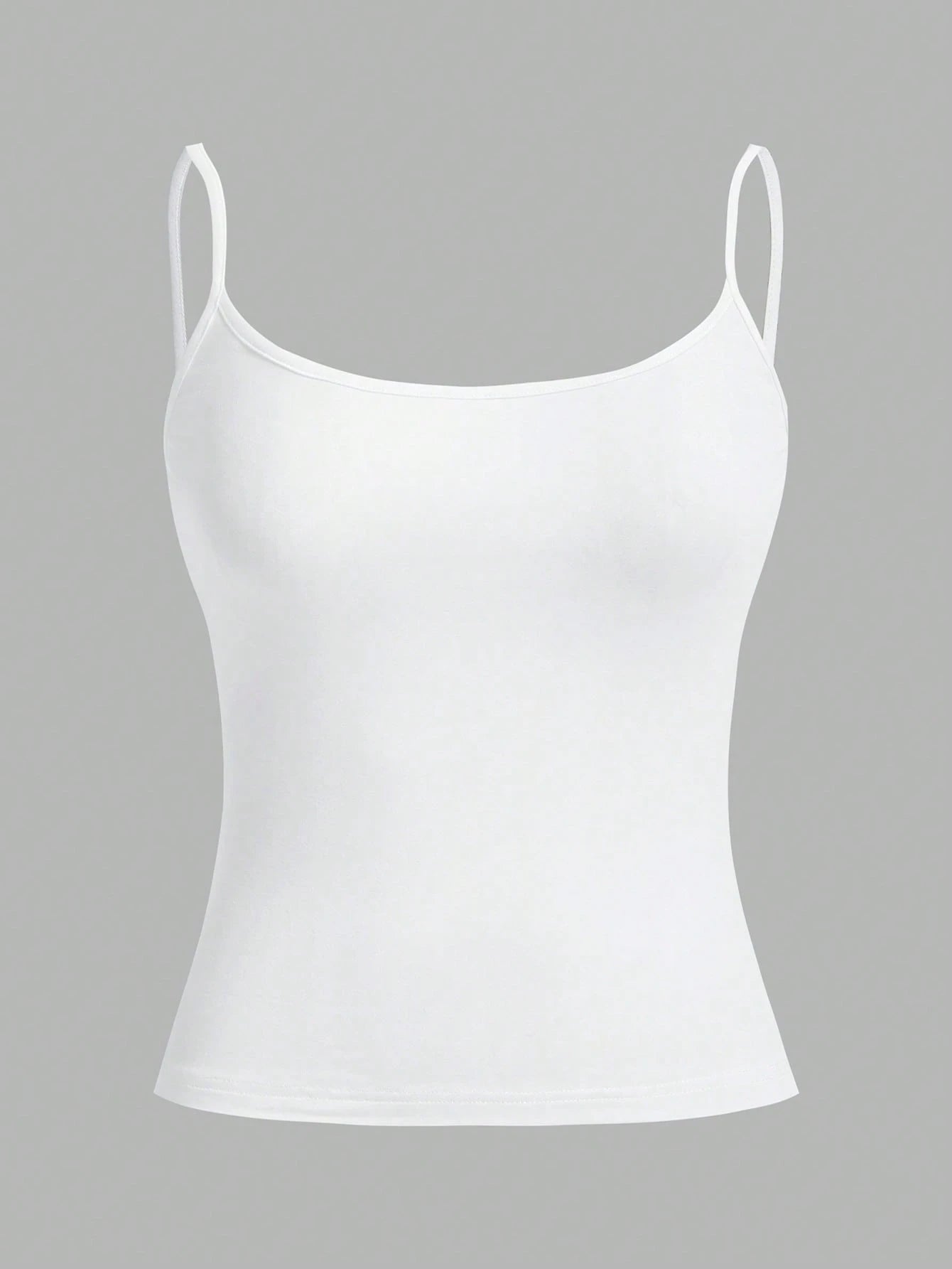 EZwear 3pcs/Set Casual Adjustable Strap Fitted Tank Top, Suitable For Summer