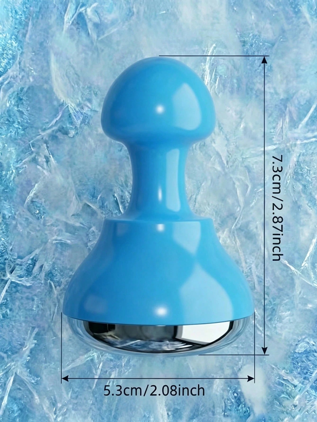 Facial Cold Compress Ice-Feel Massage Roller- Skin Firming Beauty Tool (Suitable For Face And Neck) This Silicone Ice-Feel Facial Massage Roller Is Specially Designed For Cold Compress Care, Helping