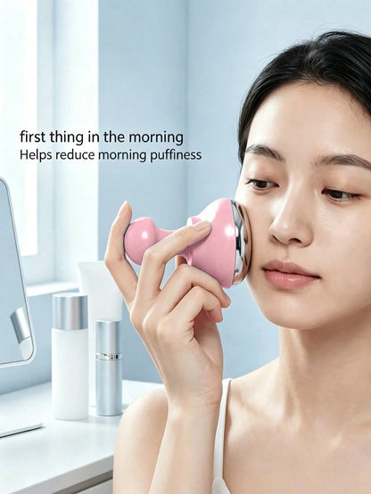 Facial Cold Compress Ice-Feel Massage Roller- Skin Firming Beauty Tool (Suitable For Face And Neck) This Silicone Ice-Feel Facial Massage Roller Is Specially Designed For Cold Compress Care, Helping