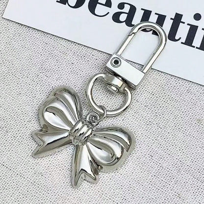 Fashionable Alloy Letter Label Faux Pearl Texture Hanging Decoration Bag Accessories Bridesmaid Gifts Summer Bows