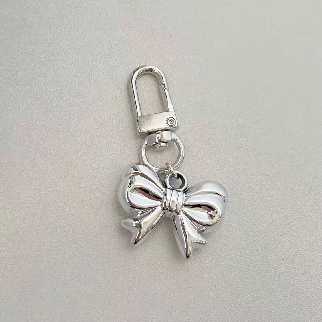 Fashionable Alloy Letter Label Faux Pearl Texture Hanging Decoration Bag Accessories Bridesmaid Gifts Summer Bows